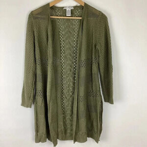 99 Jane Street Open Cardigan Medium